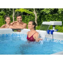 Piscine & Spa-vidaXL Bestway Cascade à LED apaisante Flowclear