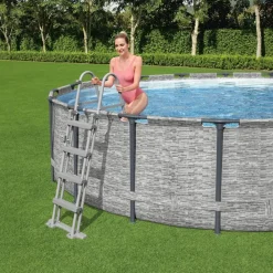 vidaXL Bestway Échelle de piscine à 4 marches Flowclear 122 cm