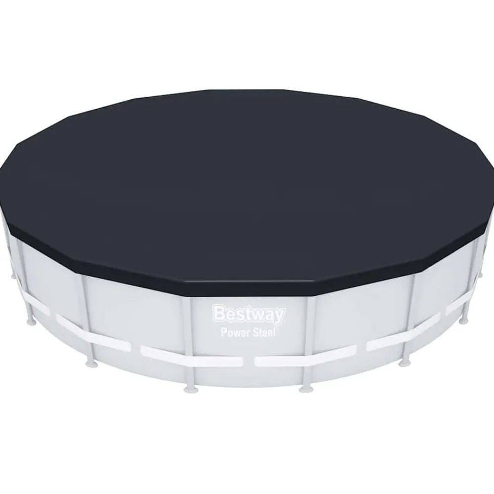 Piscine & Spa-vidaXL Bestway Couverture de piscine Flowclear 488 cm