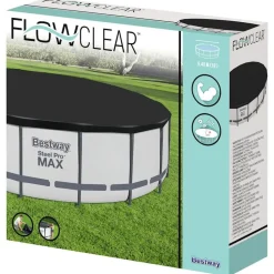 vidaXL Bestway Couverture de piscine Flowclear Fast Set 555 cm