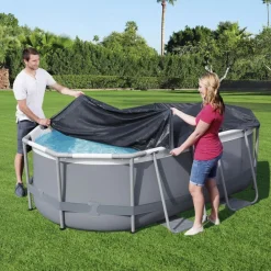 Piscine & Spa-vidaXL Bestway Couverture de piscine Flowclear 300x200 cm