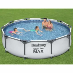 Piscine & Spa-vidaXL Bestway Ensemble de piscine Steel Pro MAX 305x76 cm