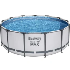 vidaXL Bestway Ensemble de piscine ronde Steel Pro MAX 396x122 cm