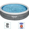 vidaXL Bestway Ensemble de piscine ronde 366x76 cm