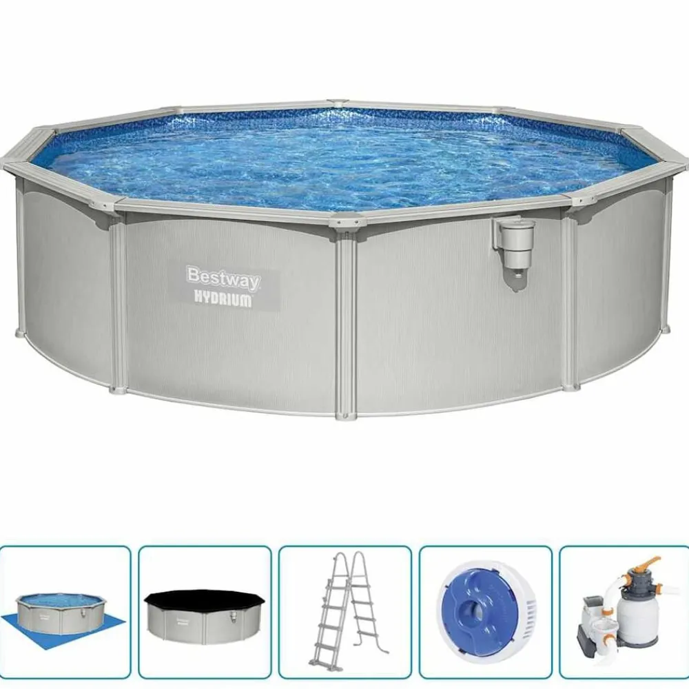 Piscine & Spa-vidaXL Bestway Ensemble de piscine Hydrium 460x120 cm