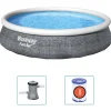 vidaXL Bestway Ensemble de piscine gonflable Fast Set avec pompe 396x84 cm