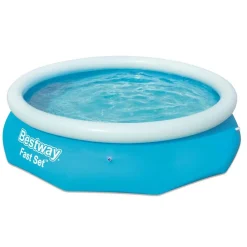 Piscine & Spa-vidaXL Bestway Piscine gonflable Fast Set Rond 305 x 76 cm 57266