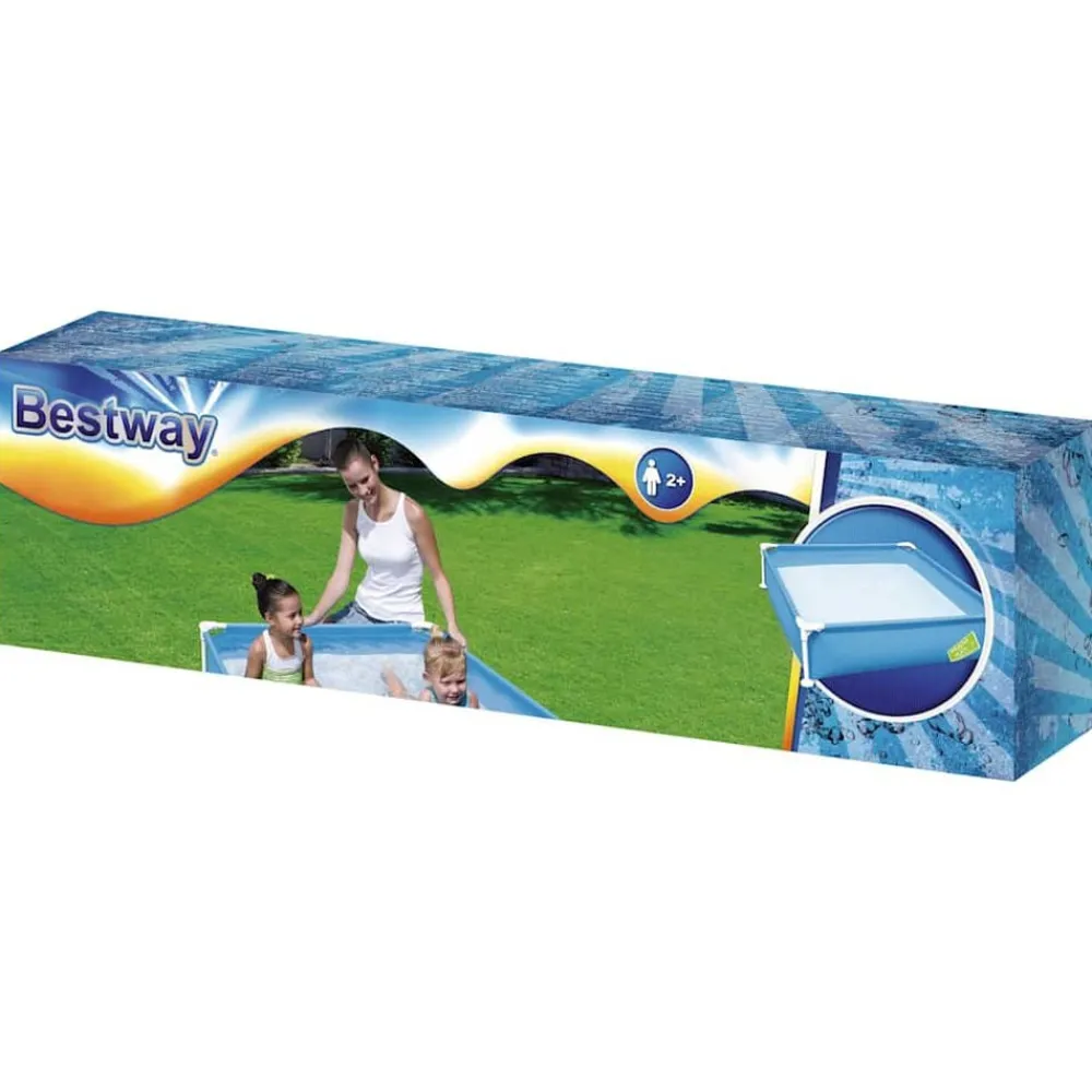 vidaXL Bestway Piscine My First Frame Pool 122x122x30,5 cm