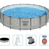 Piscine & Spa-vidaXL Bestway Piscine Power Steel 549x122 cm