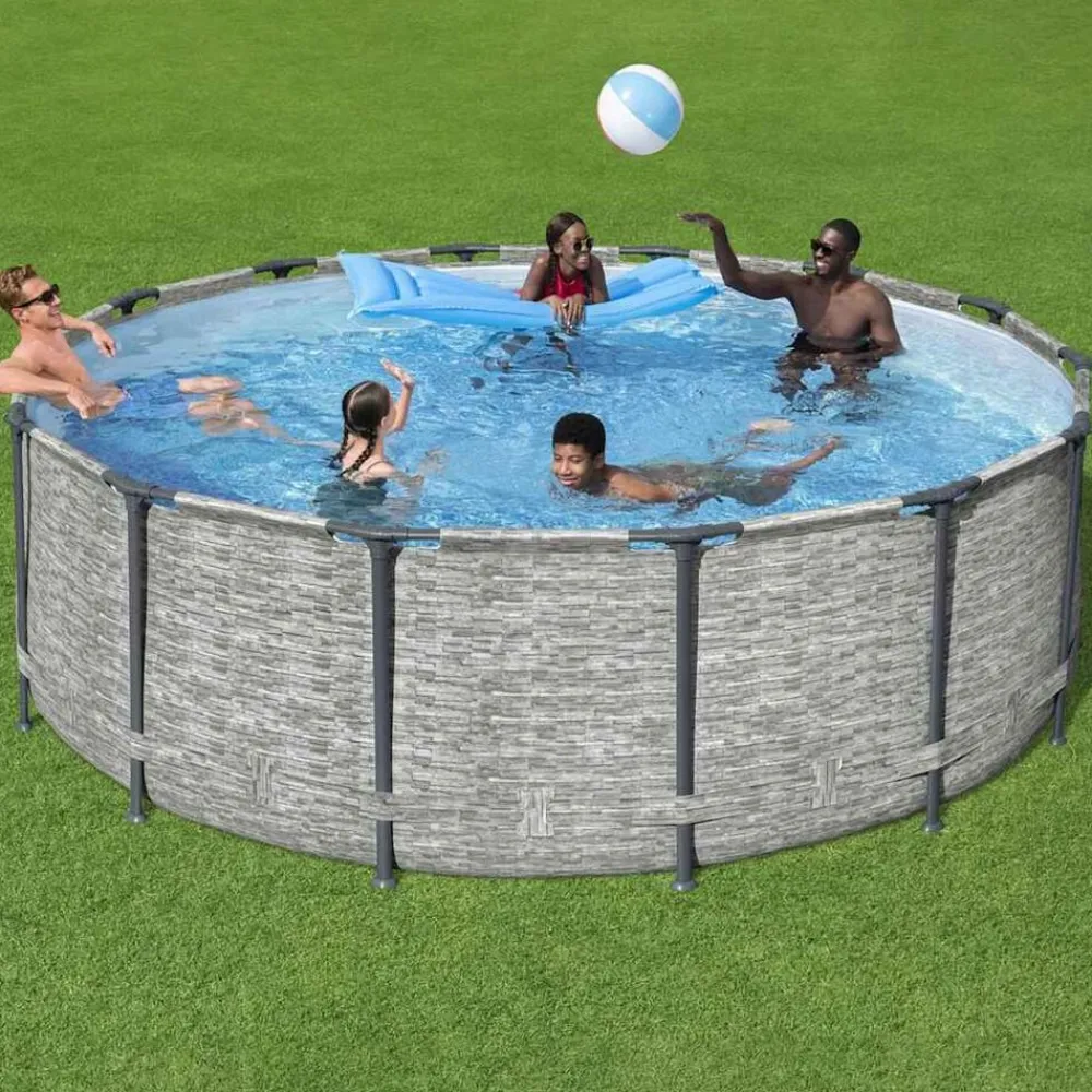 vidaXL Bestway Piscine Power Steel 427x122 cm