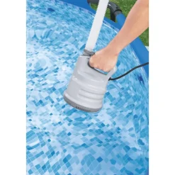 vidaXL Bestway Pompe de vidange de piscine Blanc