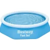 Piscine & Spa-vidaXL Bestway Tapis de sol de piscine Flowclear 274x274 cm