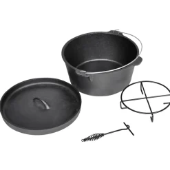 vidaXL Casserole de cuisson en fonte type four hollandais