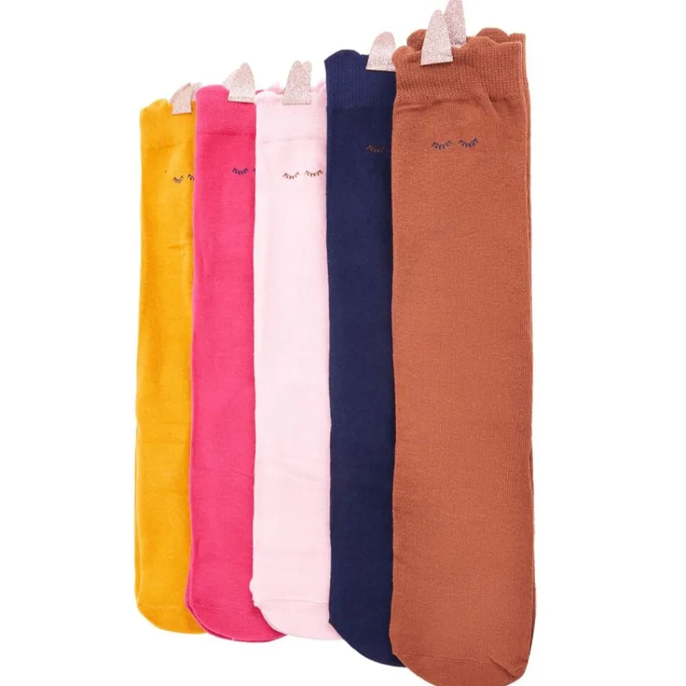 Vêtements & Accessoires-vidaXL Chaussettes pour enfants 5 paires EU 23-26