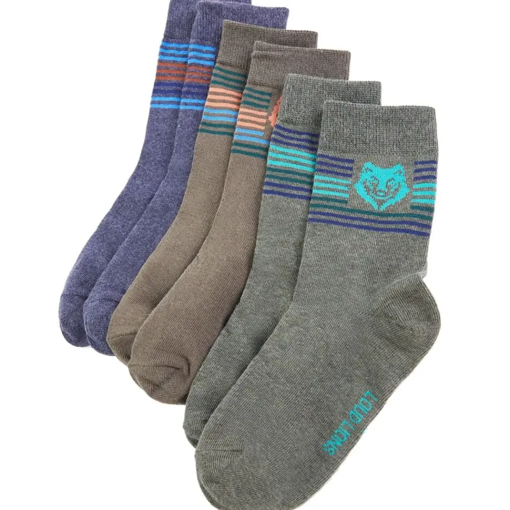 Vêtements & Accessoires-vidaXL Chaussettes pour enfants 5 paires EU 23-26