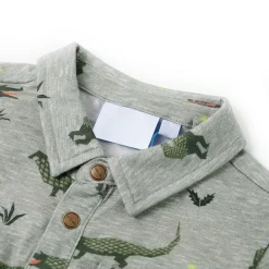 Vêtements & Accessoires-vidaXL Chemise pour enfants mélange kaki clair 104