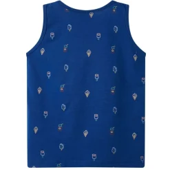 vidaXL Débardeur pour enfants bleu foncé 128