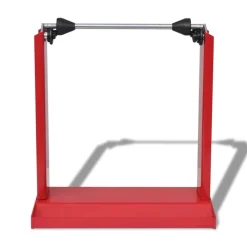 vidaXL Equilibreuse pour roue de moto professionnelle Rouge