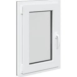 Matériaux De Construction-vidaXL Fenêtre de sous-sol RISOR 50 x 75 cm PVC et verre Anthracite