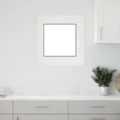 vidaXL Fenêtre de sous-sol RISOR 50 x 50 cm PVC et verre