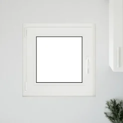 vidaXL Fenêtre de sous-sol RISOR 50 x 50 cm PVC et verre