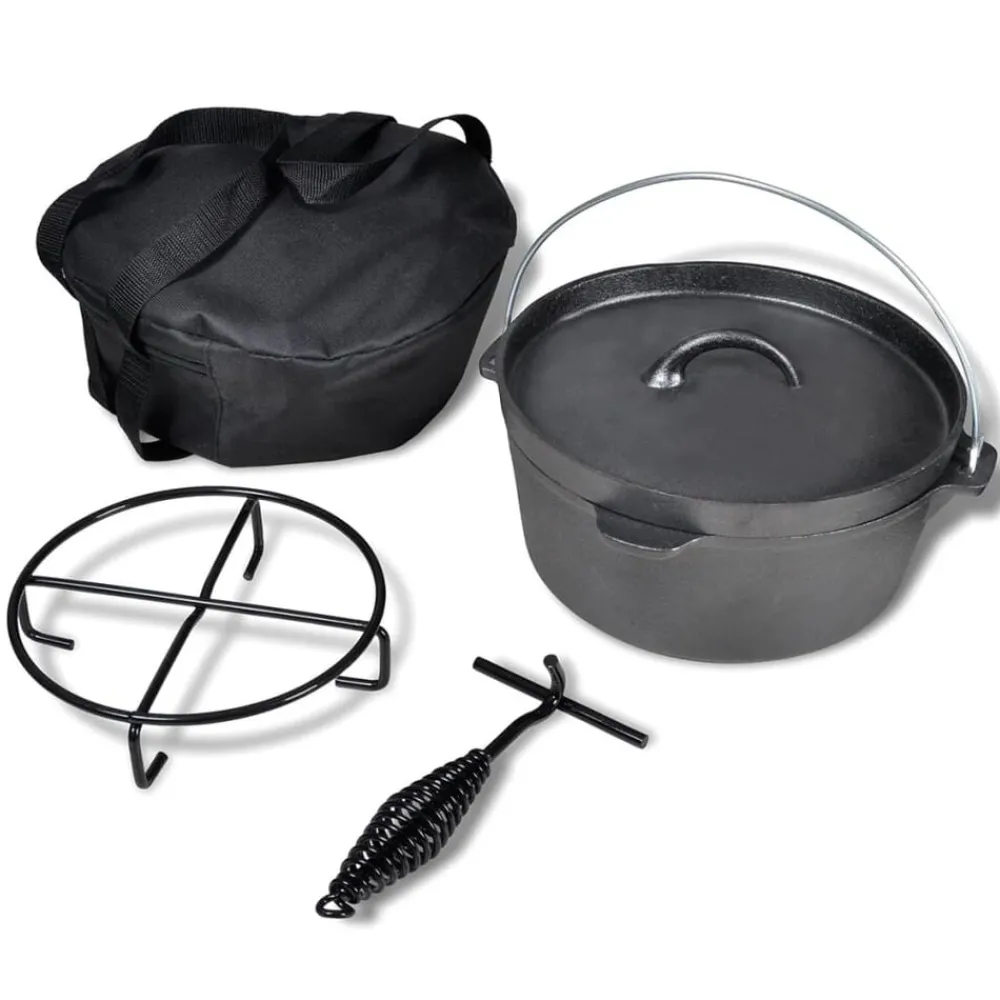 vidaXL Four néerlandais avec accessoires inclus