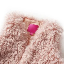 Vêtements & Accessoires-vidaXL Gilet pour enfants fausse fourrure rose clair 92
