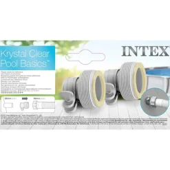Piscine & Spa-vidaXL Intex Adaptateurs B 2 pcs pour tuyaux 32 mm à 38 mm