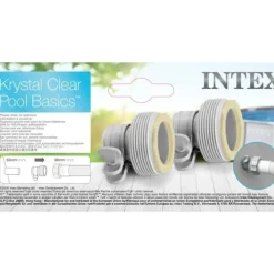 Piscine & Spa-vidaXL Intex Adaptateurs B 2 pcs pour tuyaux 32 mm à 38 mm