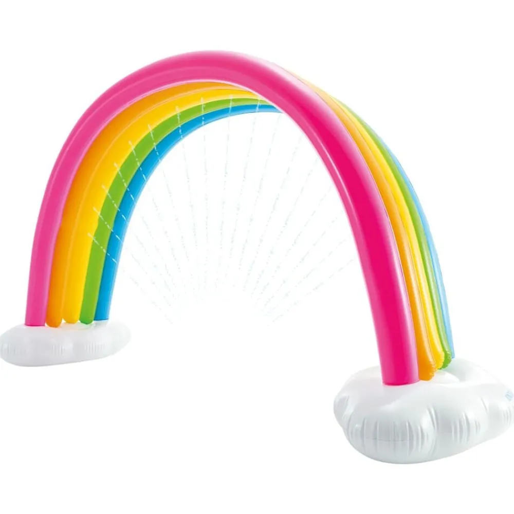 vidaXL Intex Arroseur nuages arc-en-ciel Multicolore 300x109x180 cm
