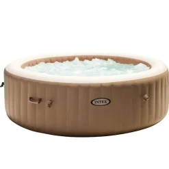 vidaXL Intex Baignoire de massage à bulles ronde PureSpa 216x71cm 6 personnes