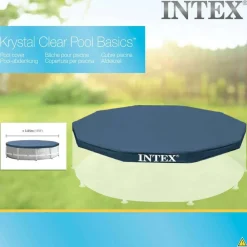 Piscine & Spa-vidaXL Intex Couverture de piscine ronde 305 cm 28030