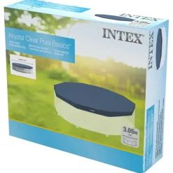 Piscine & Spa-vidaXL Intex Couverture de piscine ronde 305 cm 28030