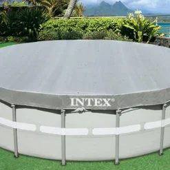 vidaXL Intex Couverture de piscine ronde Deluxe 488 cm 28040