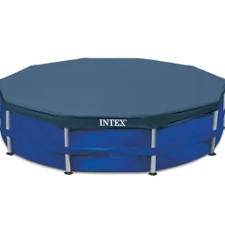 Piscine & Spa-vidaXL Intex Couverture de piscine ronde 366 cm 28031