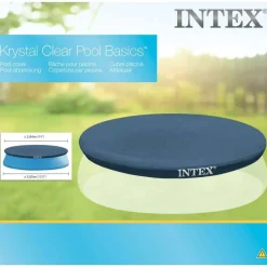 Piscine & Spa-vidaXL Intex Couverture de piscine ronde 305 cm 28021