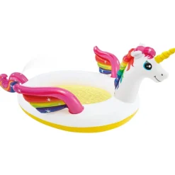vidaXL Intex Piscine à pulvérisation Forme de licorne 272x193x104 cm