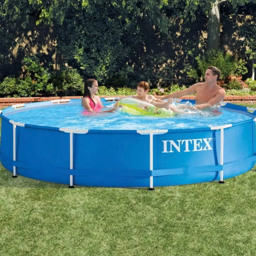 vidaXL Intex Piscine Metal Frame 366 x 76 cm 28210NP