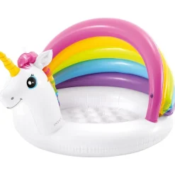 Piscine & Spa-vidaXL Intex Piscine pour bébé Forme de licorne 127x102x69 cm