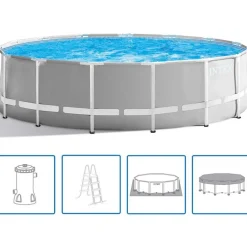 vidaXL Intex Piscine Prism Frame 457 x 122 cm 26726GN