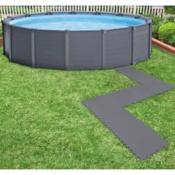 vidaXL Intex Protecteur de sol rembourré verrouillable 8pcs 50x50x0,5cm 1,9m²
