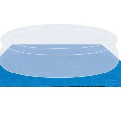 vidaXL Intex Tapis carré de sol pour piscine 472 x 472 cm 28048