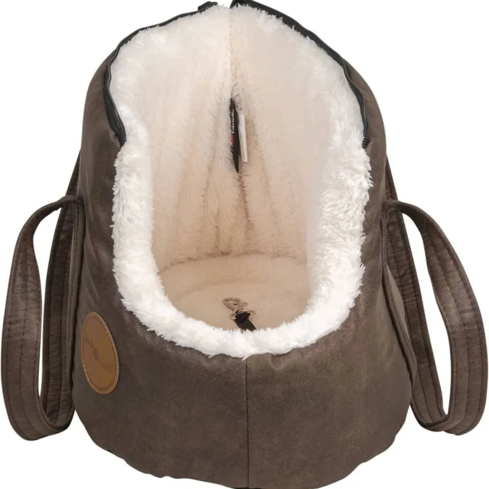 Articles Pour Animaux De Compagnie-vidaXL Jack and Vanilla Sac pour animaux de compagnie Classy M 55x30cm Écorce Marron