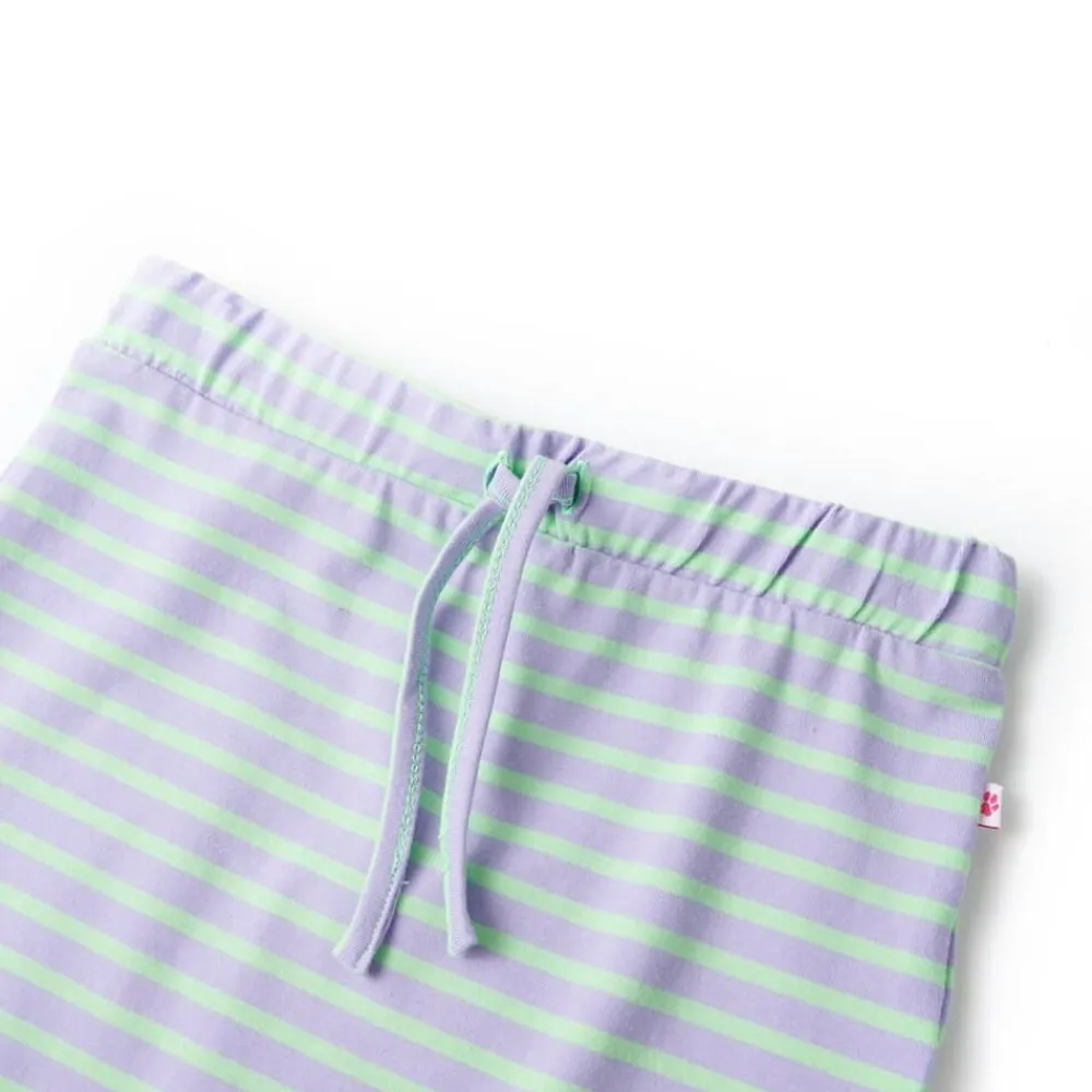 Vêtements & Accessoires-vidaXL Jupe droite pour enfants avec rayures vif 116 Menthe