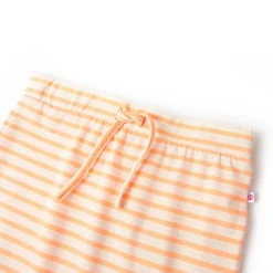 vidaXL Jupe droite pour enfants avec rayures fluo 128