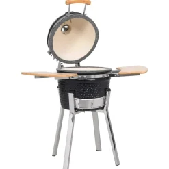 Arts De La Table & Arts Culinaires-vidaXL Kamado Barbecue à fumoir Céramique 33 cm Noir
