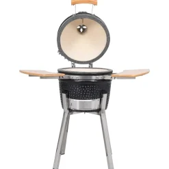 Arts De La Table & Arts Culinaires-vidaXL Kamado Barbecue à fumoir Céramique 33 cm Noir