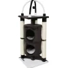 vidaXL Kerbl Arbre à chats Onyx Noir et blanc 81507