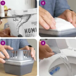 Produits Ménagers-vidaXL Lafita Recharges pour absorbeur d'humidité 12 pcs 450 g