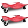 Outils-vidaXL Lot de 2 chariot de visite 500kg